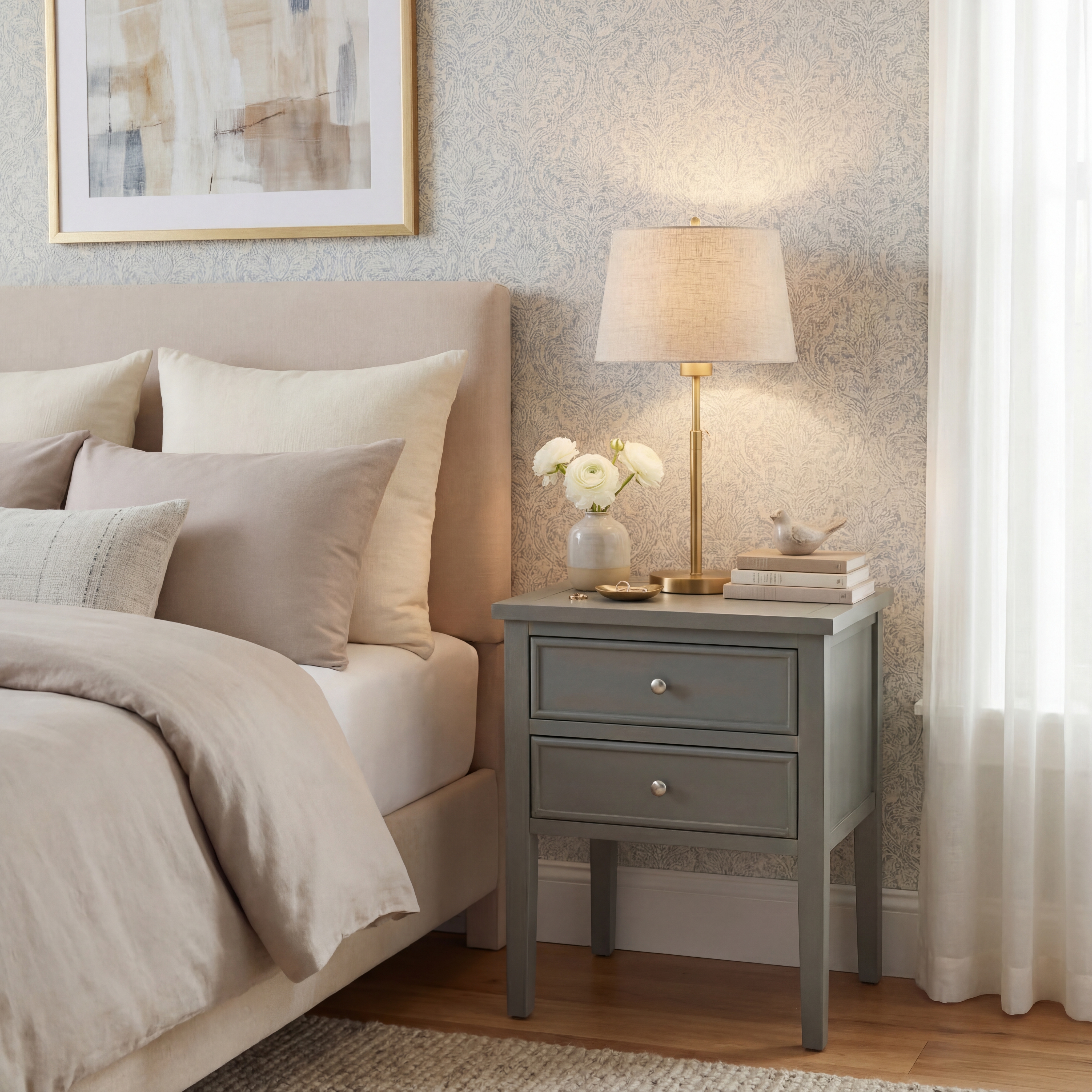 TOBY ACC TABLE W STORAGE DRWRS